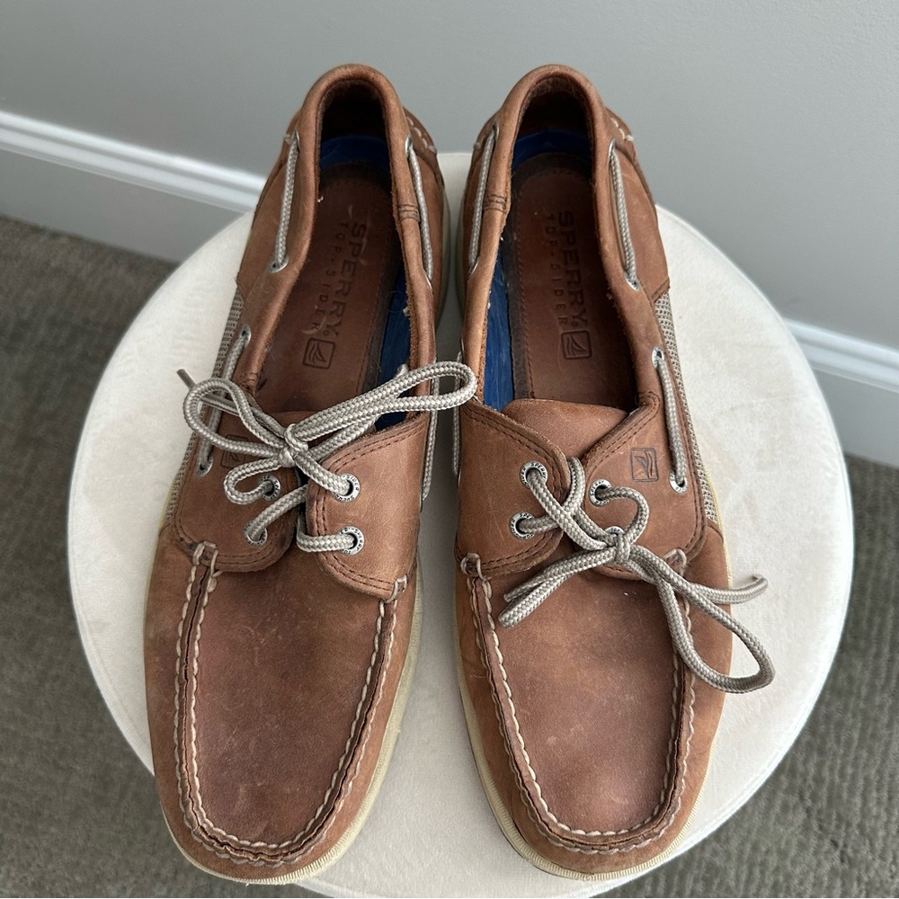 Sperry Men's Tan Leather Boat Shoes
